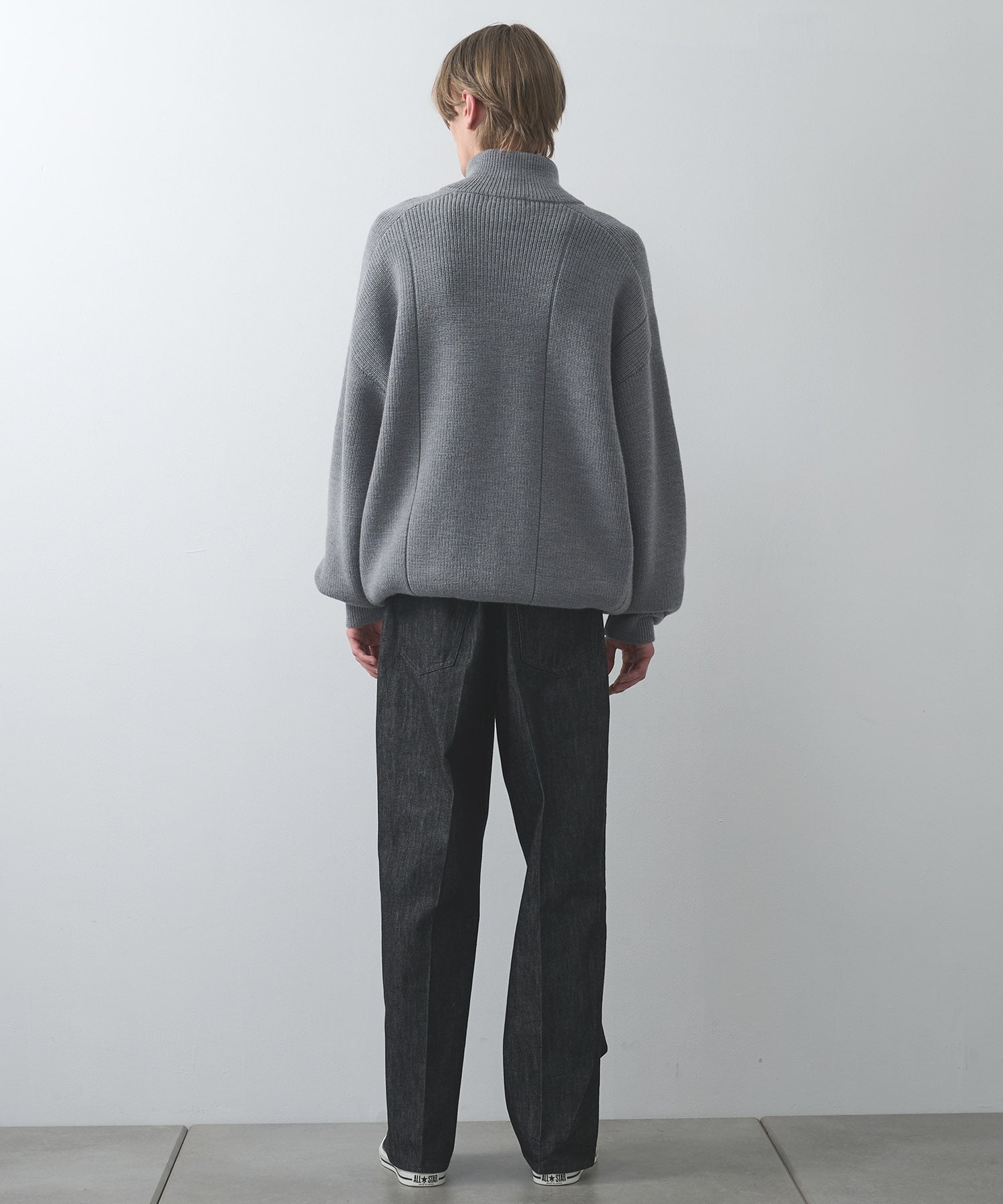 編地切替ドライバーズニット | WRAPINKNOT