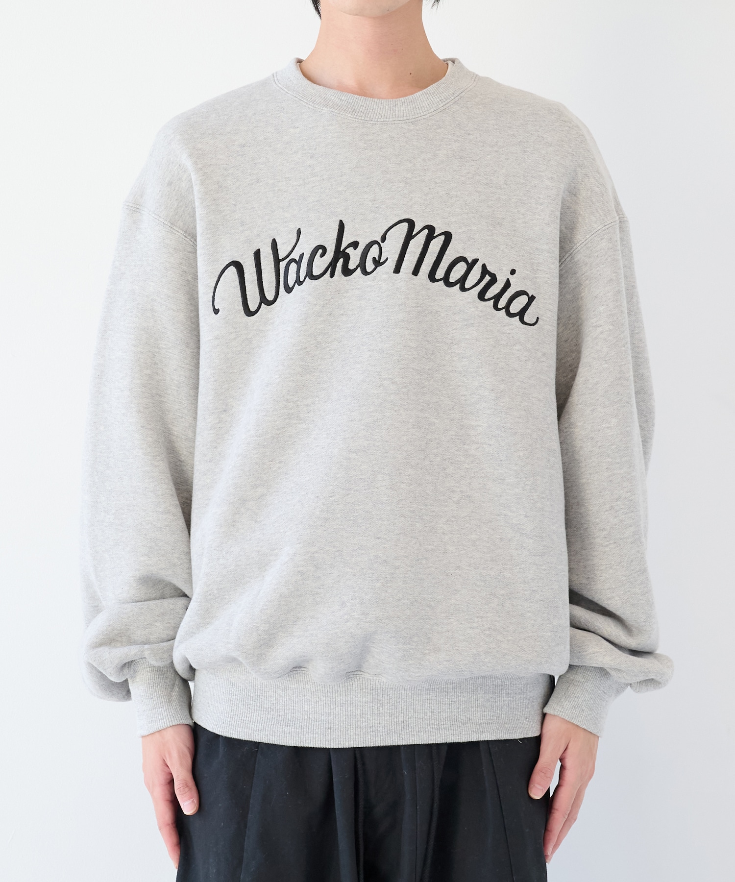 MIDDLE WEIGHT CREW NECK SWEAT SHIRT ( TYPE-1 )｜WACKO MARIA