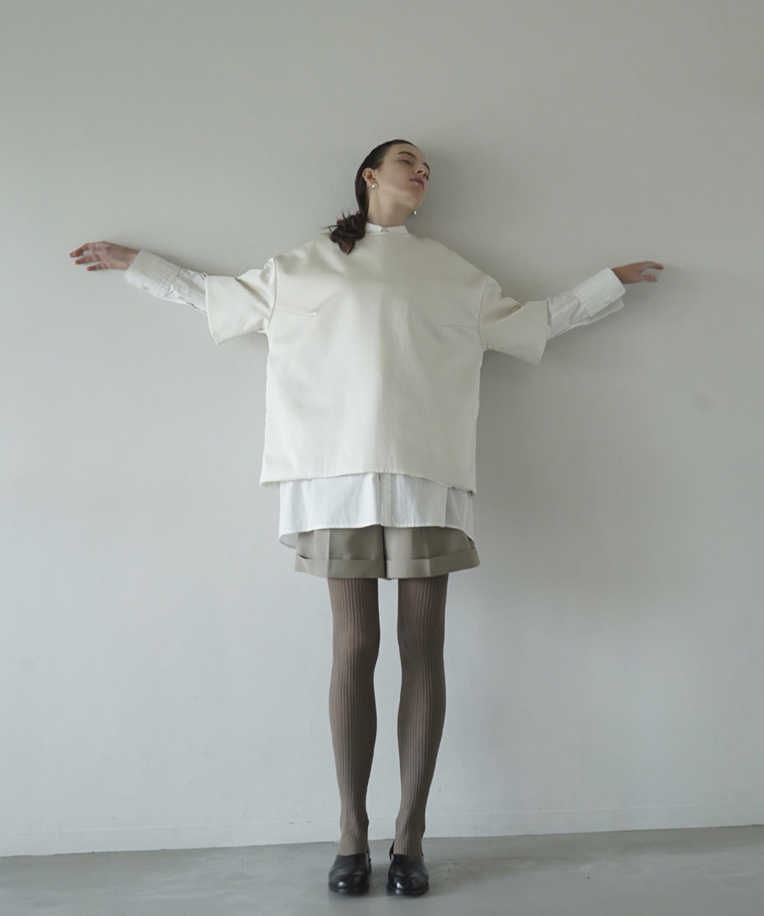 PADDED SATIN TOPS(1 IVORY): CLANE: WOMENS｜ STUDIOUS ONLINE公式