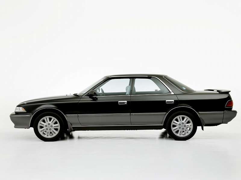 トヨタ マークii 2.5GTツインターボ JZX81 シートカバー付 純正AW