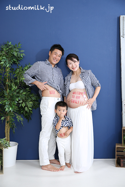 今日の1枚！】お子さまとペットちゃんとマタニティフォト。｜東京都