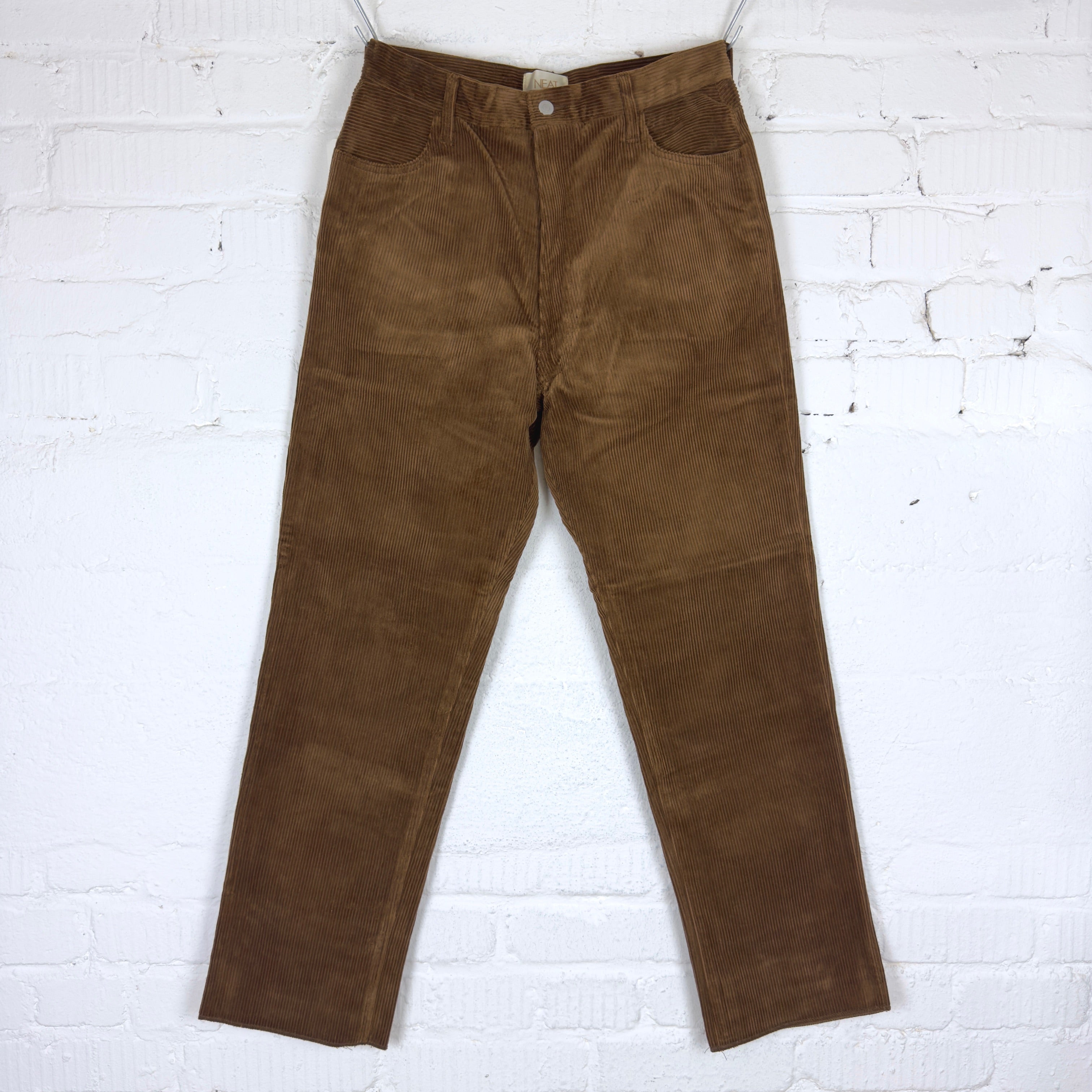 neat | corduroy pants brown – stuf|f-official