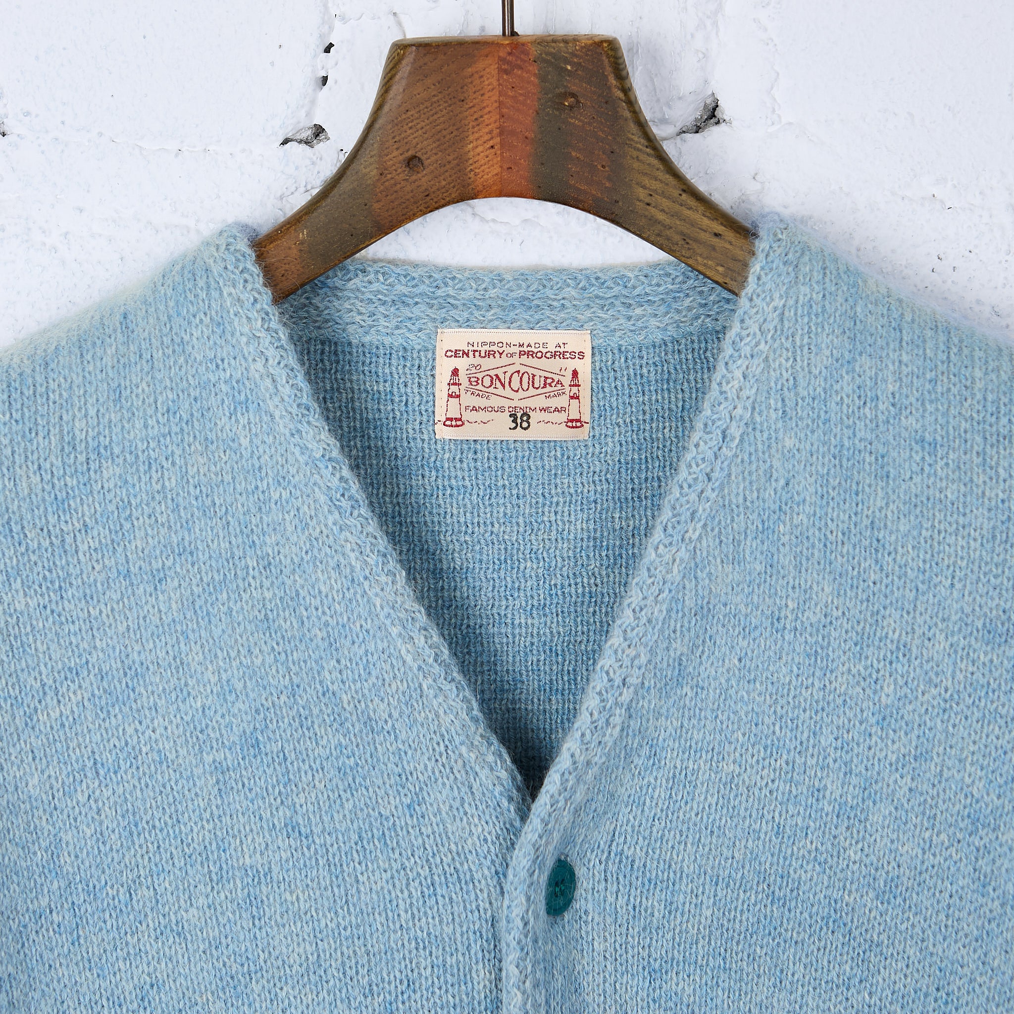 boncoura | alpaca mohair cardigan - light blue – stuf|f-official