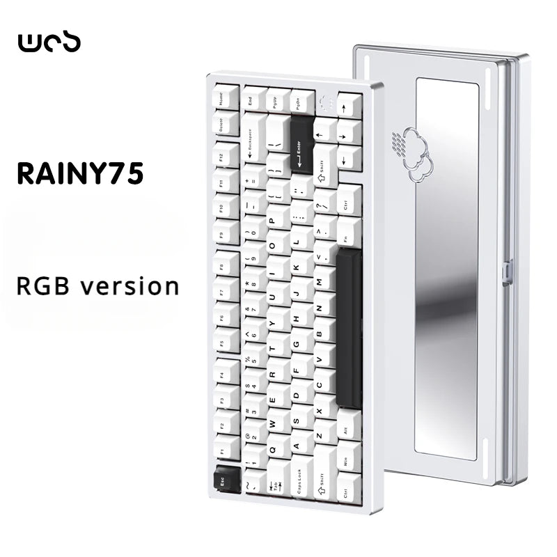 WOB Rainy75 Mechanical Keyboard Wireless Tri-mode Gasket Hot Swap