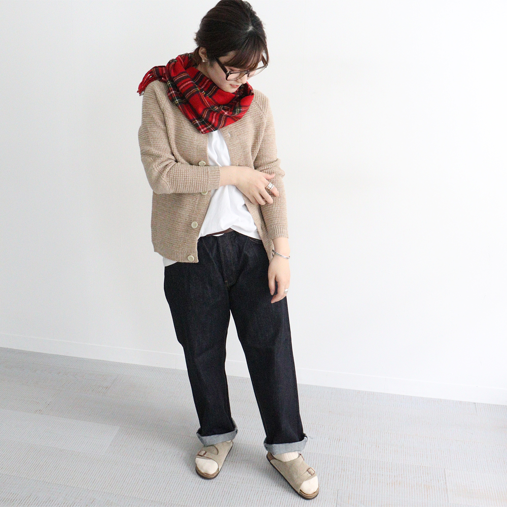 maillot(マイヨ) Patch Waffle Cardigan (パッチワッフルカーディガン