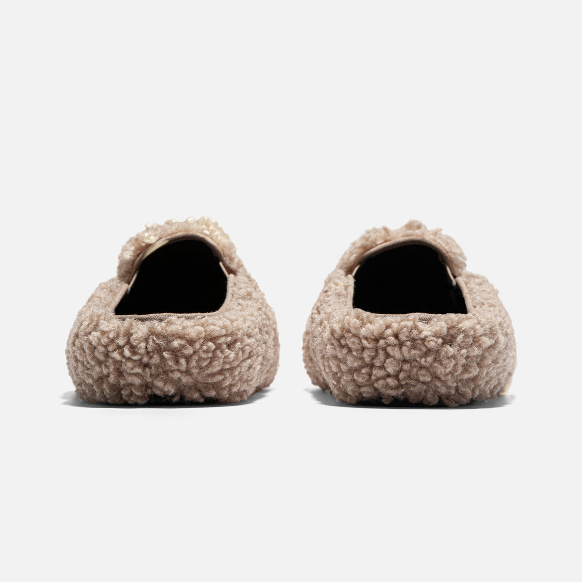 STRAYE Ventura Mule Furry Sand Sherpa hybrid mule with 1.5-inch lift