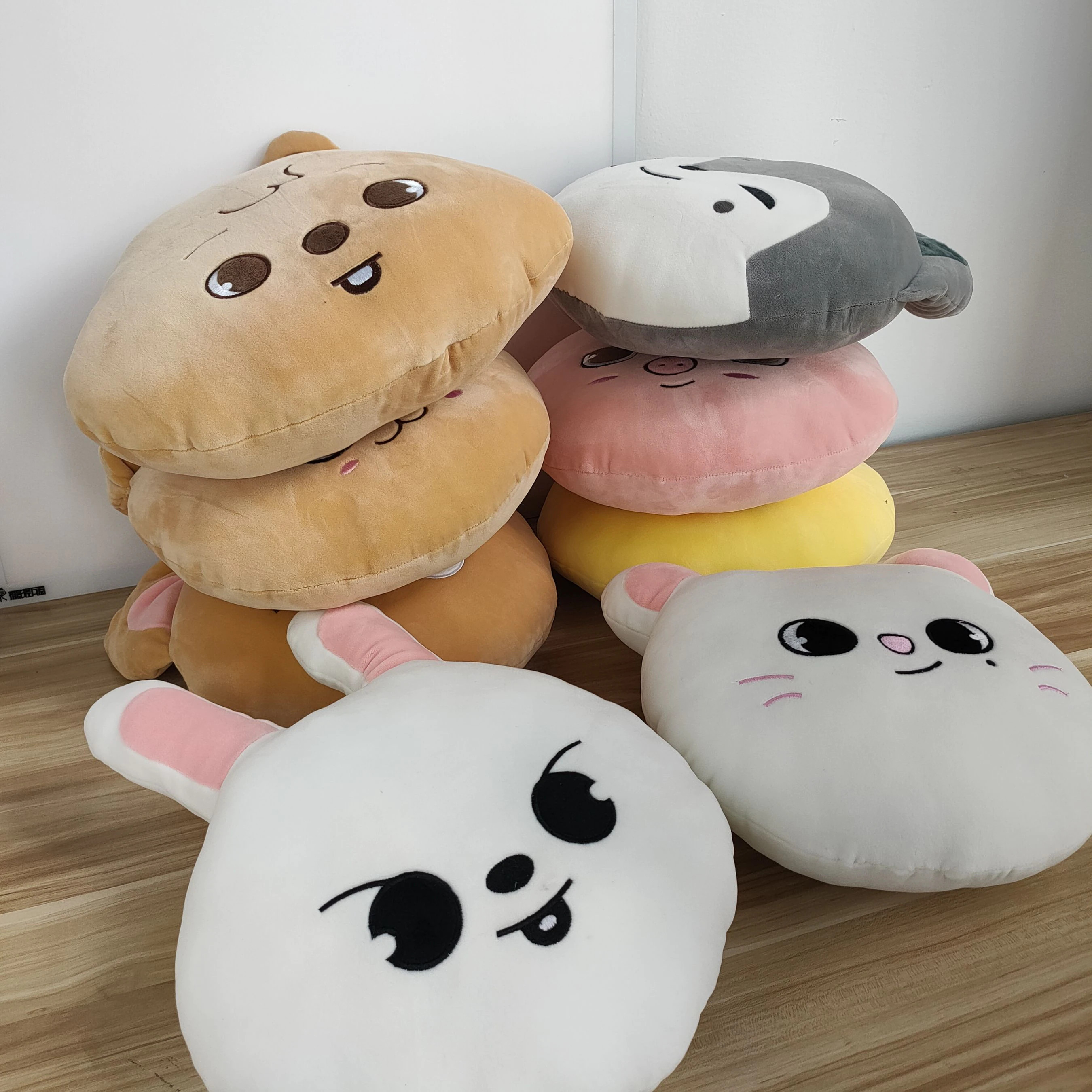 Stray Kids Plushies - Cute Wolf Chan Skzoo Plush Cushion | Stray