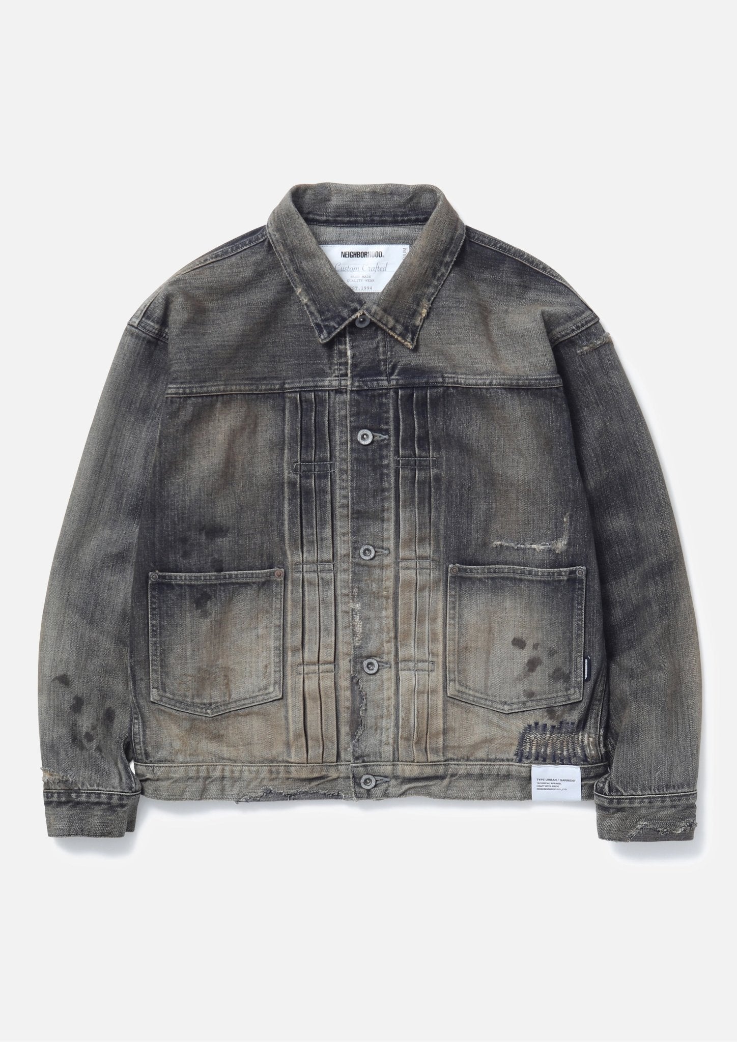 NEIGHBORHOOD|ネイバーフッド SAVAGE DENIM TYPE-1 JACKET MOD(BLACK