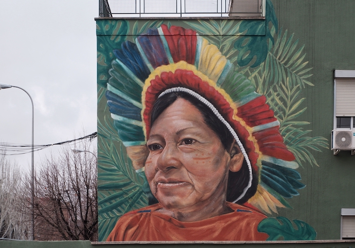 Jorge Rodriguez-Gerada Street Art in Madrid to Inspire Climate Action