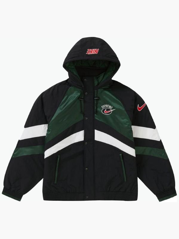Supreme Nike Hooded Sport Jacket Green
