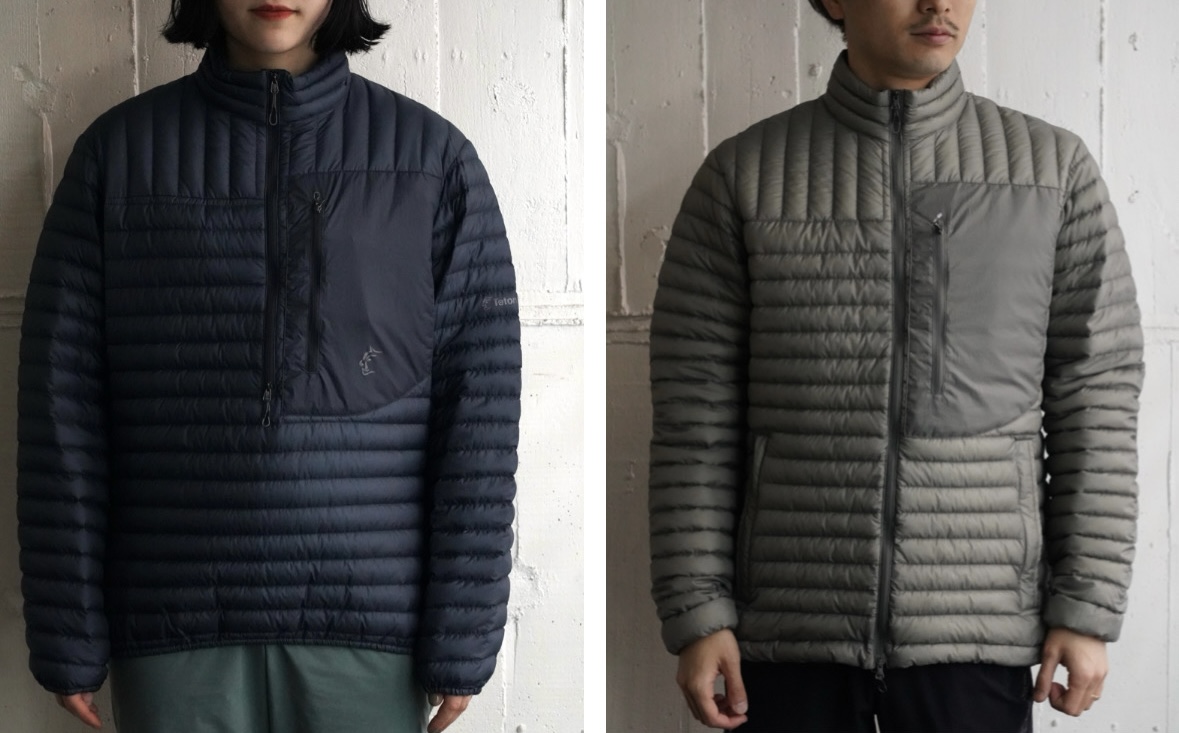 軽量で暖かい！Teton Bros.のルフトダウンフルジップ】さらに進化して