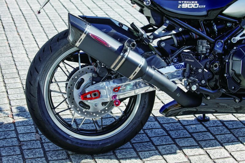 STRIKER “INTER MODEL”SCフルエキゾーストOFF-TypeB『 TITAN BLACK