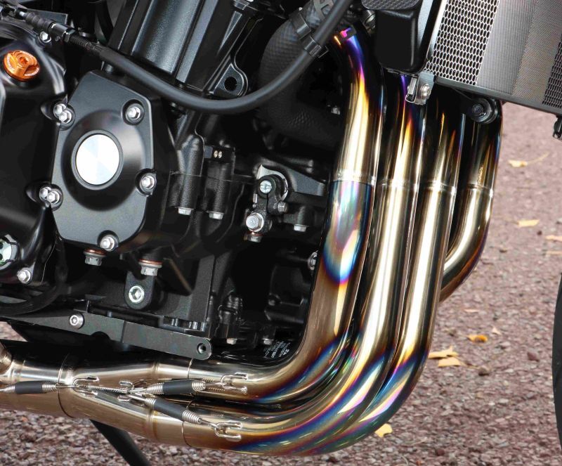 STRIKER STREET CONCEPT チタンフルエキゾースト 4-1 STD JMCA 真円