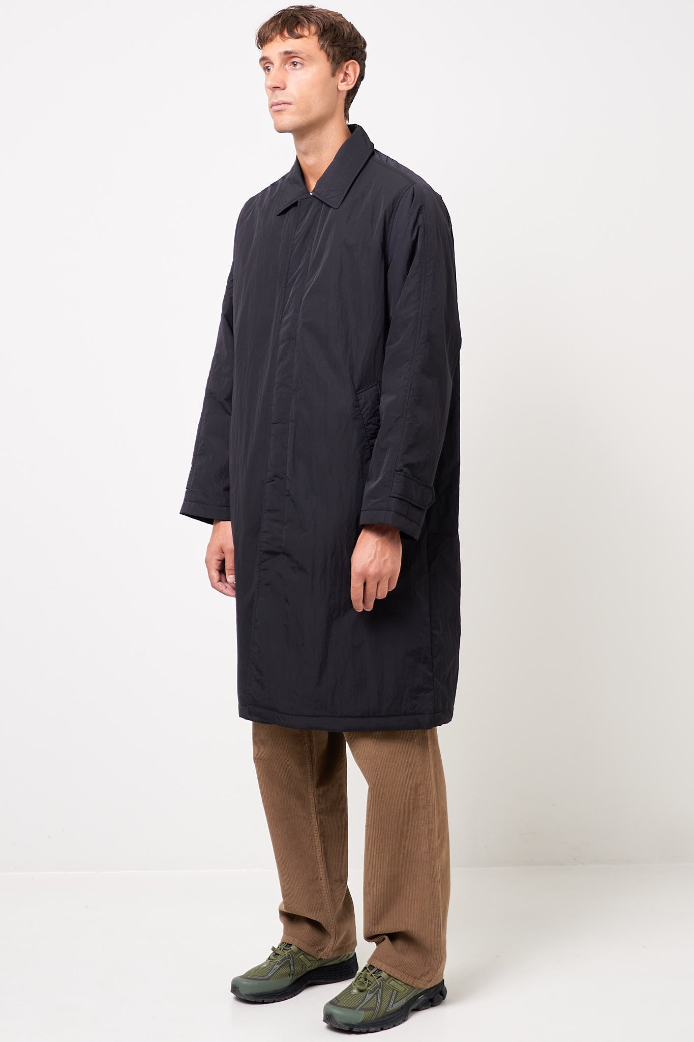 Sunflower - Relaxed Nylon Coat Black – STRØM