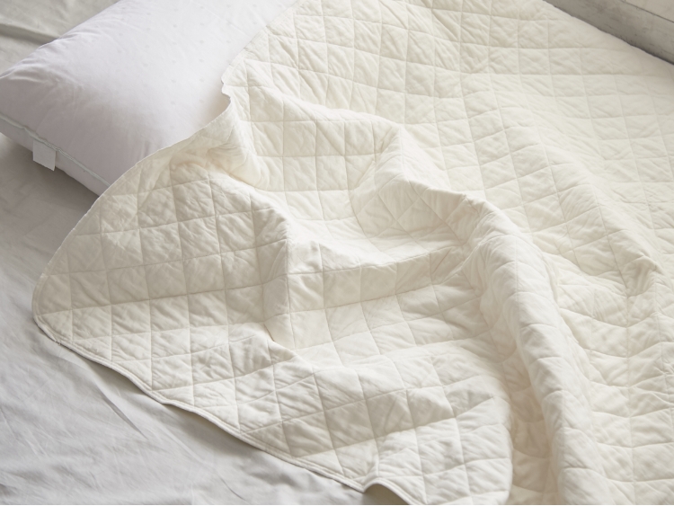 パシーマキルトケット ジュニアサイズ きなり -暑い季節を涼しく