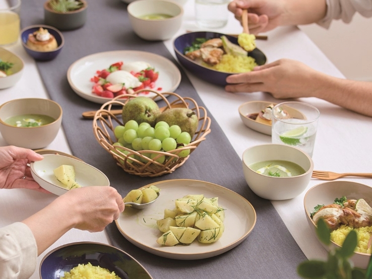 TAKENAKA JAPAN/scoosy オーバル L -縁が反っているから最後まで