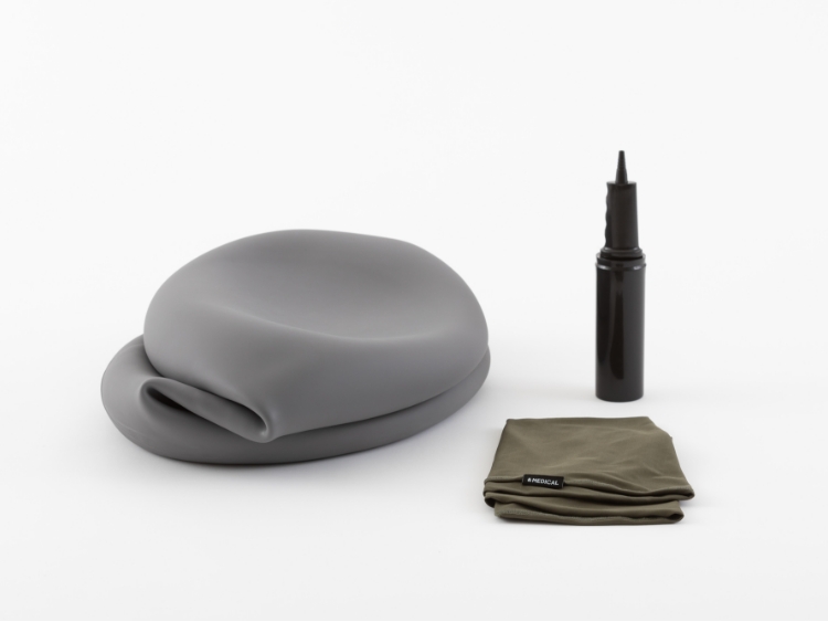 ＆MEDICAL/MALLOW オーバルバランスボール ニット -場所を取らず座り