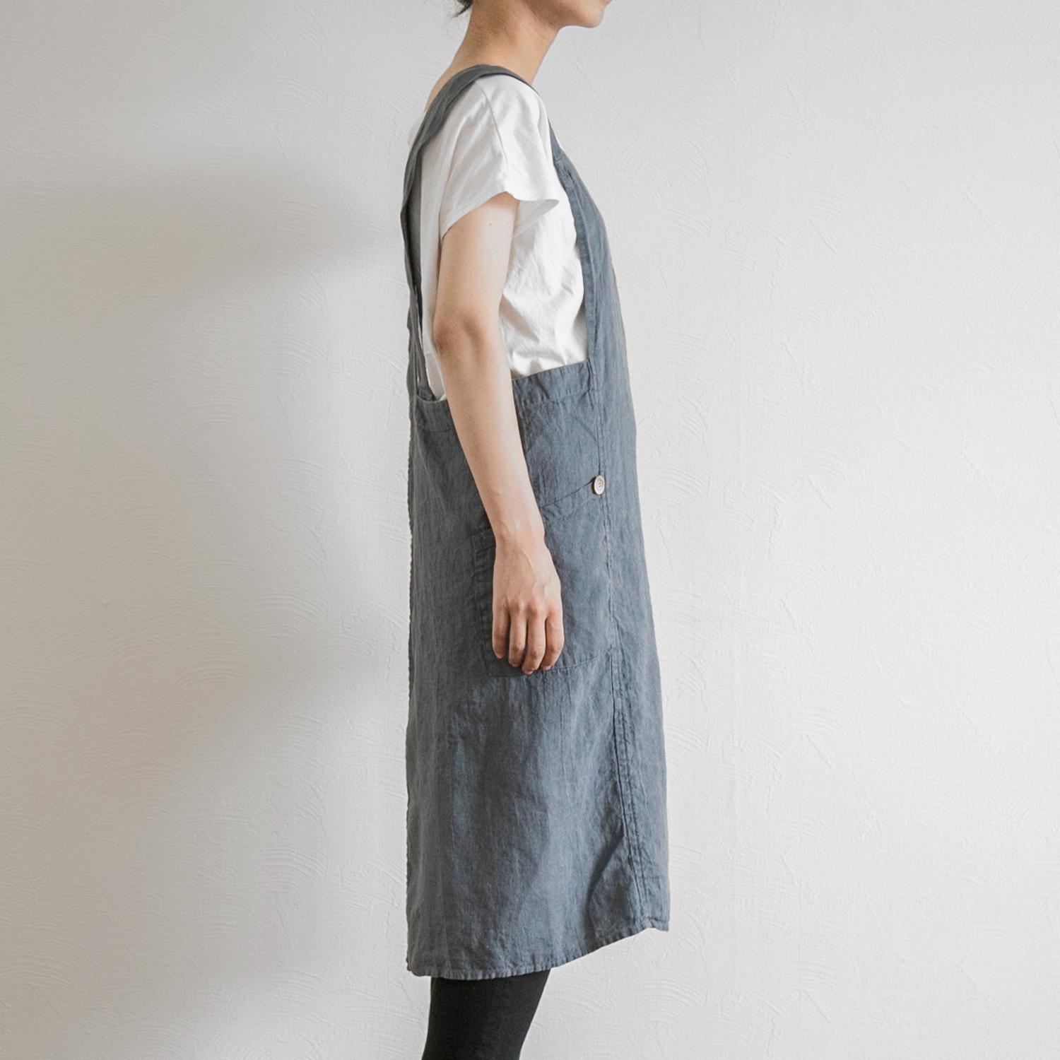 Lino e Lina/アニタ フルエプロン -日常使いは肩のこらないエプロンを