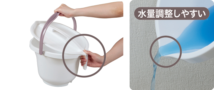 特長｜ポータブルトイレ ラフィーネキューブ｜排泄用品｜介護用品