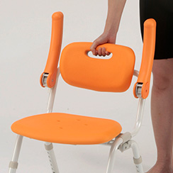 シャワーチェア 背もたれ・ひじかけタイプ｜入浴用品｜介護用品・設備