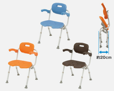 シャワーチェア 背もたれ・ひじかけタイプ｜入浴用品｜介護用品・設備