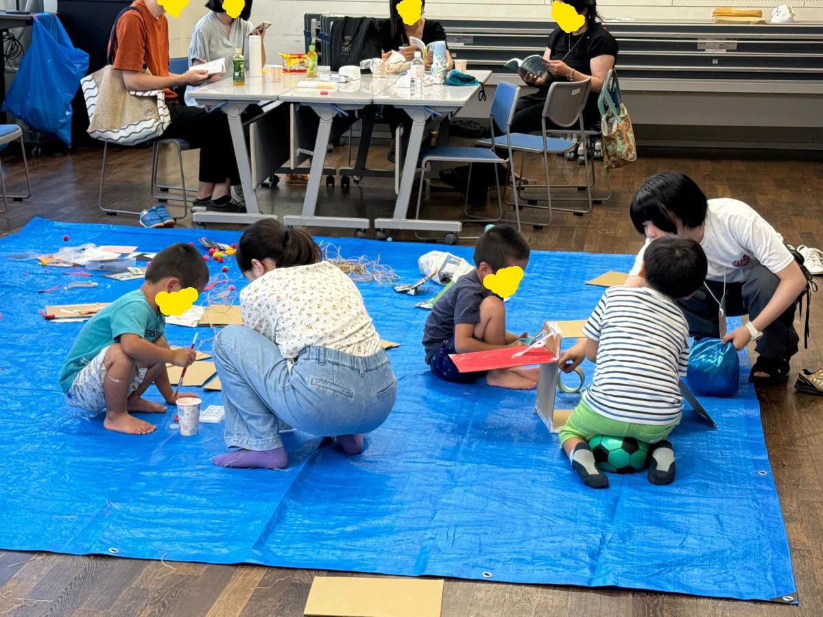 子どもは全力、大人はのんびり「おそらのあそびば」住吉区民センターで