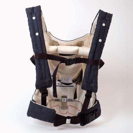 色落ちしない国産デニムの抱っこひも[sun&beachベビーキャリア]