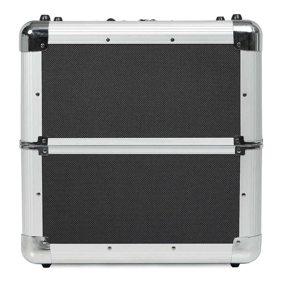 アルミ LP 収納ケース 持ち運び用ハードビニールレコードケース 12