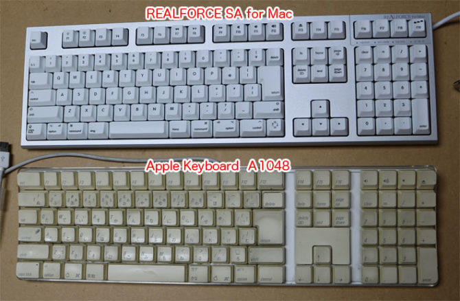東プレ REALFORCE SA for Mac 日本語JIS配列 R2SA JP3M WH を 長期