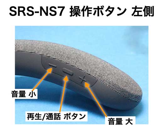 SONY ワイヤレス ネックバンドスピーカー SRS-NS7 / WLA-NS7を買った