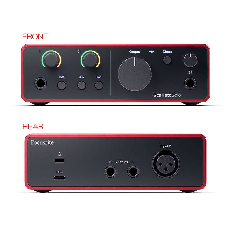 FOCUSRITE SCARLETT SOLO STUDIO GEN4 | サンフォニックス
