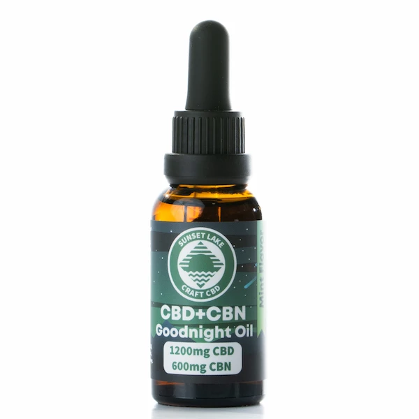 Shop 1800mg CBD + CBN Goodnight Oil | Sunset Lake CBD