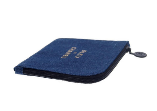 新品】シャネル CHANEL ノベルティ・コインケース BLUE DE CHANEL
