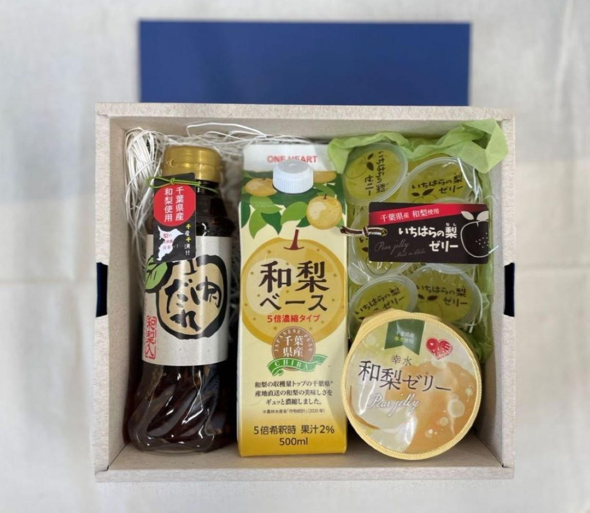 丹精込めて作られたちばの梨。ゼリーやドリンクの素、肉だれも！規格外