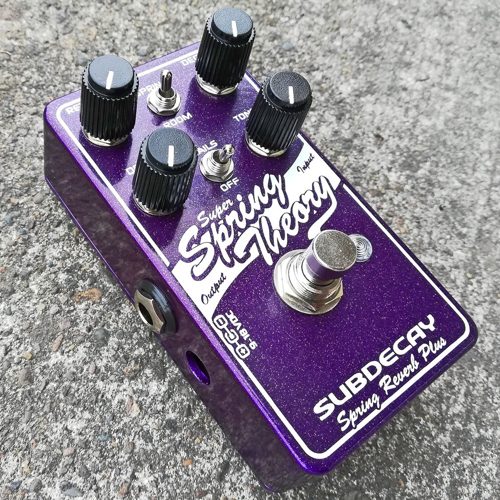 Super Spring Theory - Reverb Purple Sparkle - Guitar Effects