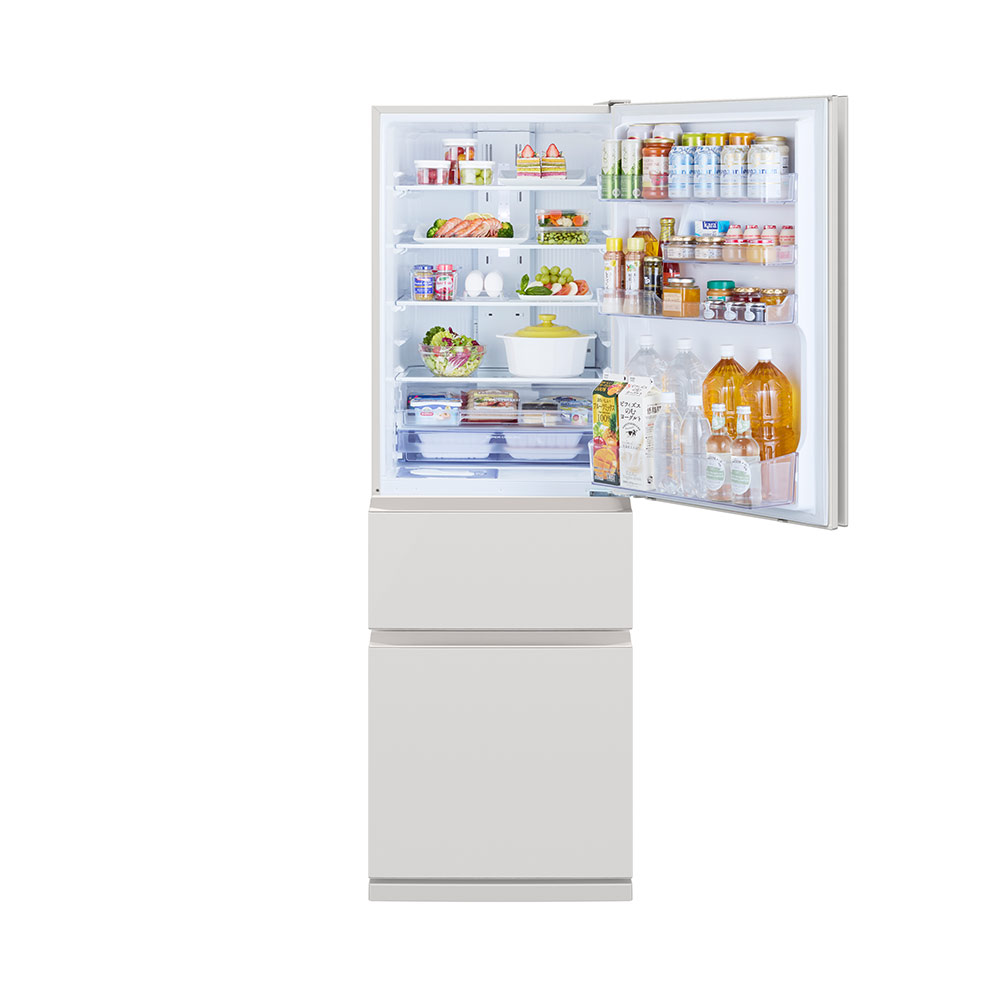 MITSUBISHI MITSUBISHI 365L 3ドア冷蔵庫 野菜室真ん中タイプ MR-CX37M