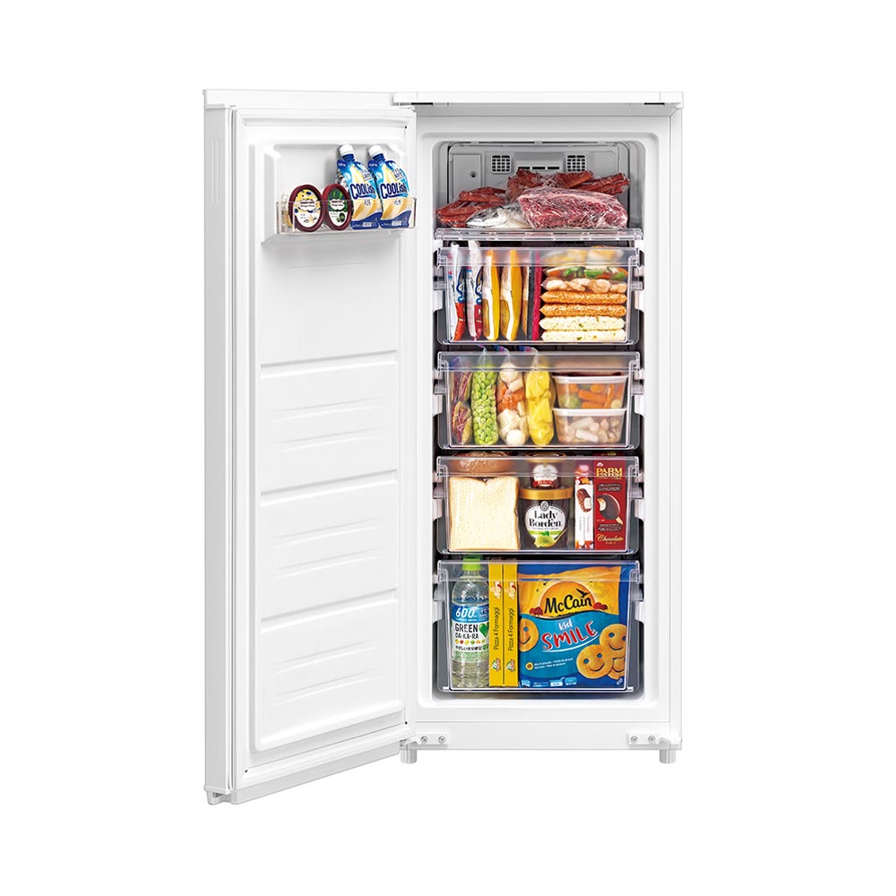 SHARP SHARP 1ドア 冷凍庫 126L スノーホワイト FJ-HF13H-W (両開き