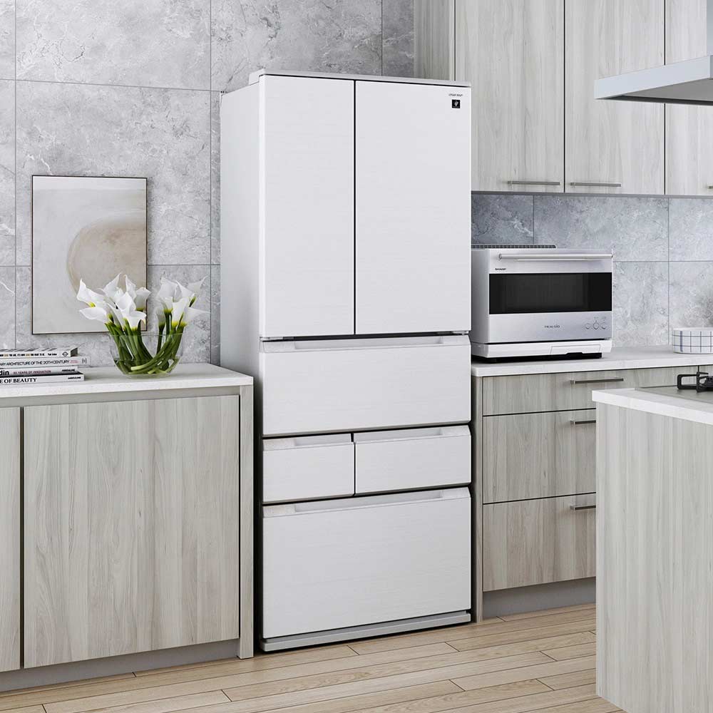 SHARP SHARP 6ドア冷蔵庫 505L ピラーレスフレンチドア SJ-MF51P