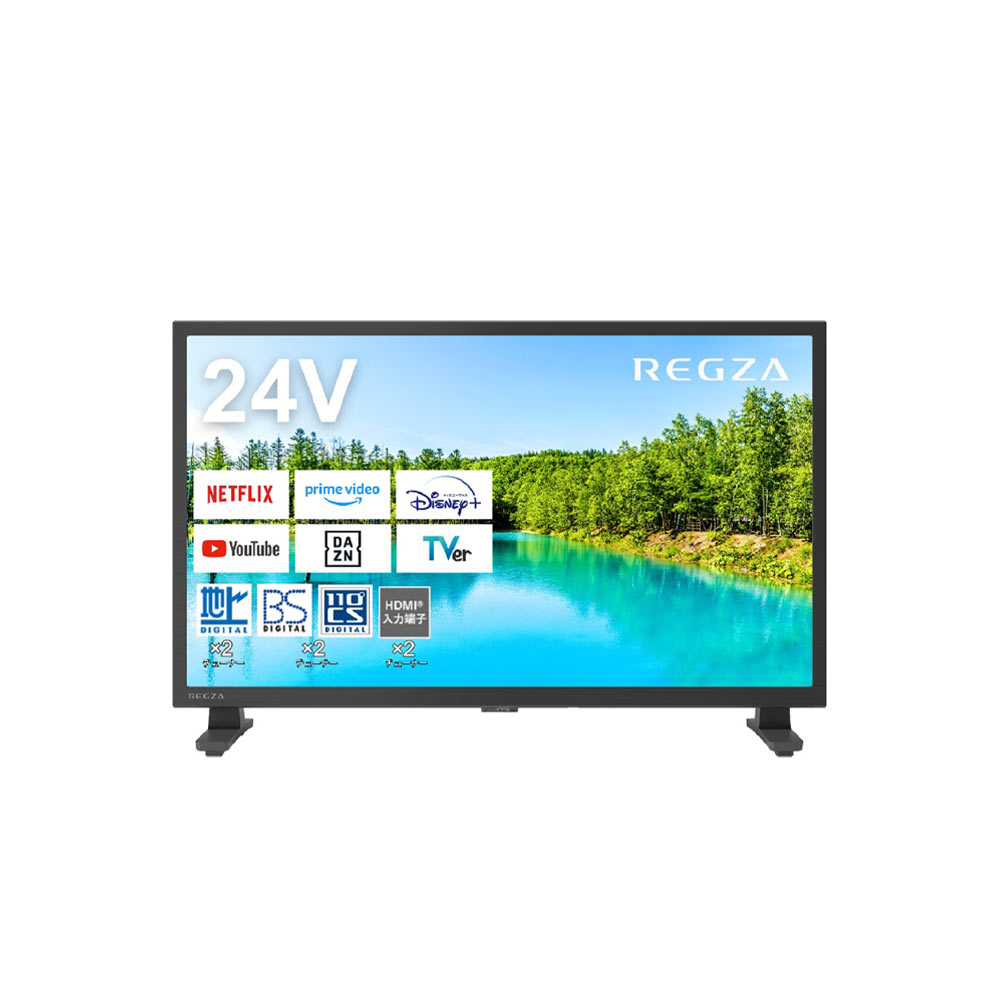 REGZA REGZA 24インチ 液晶テレビ 2K高画質ネット動画対応 24V35N