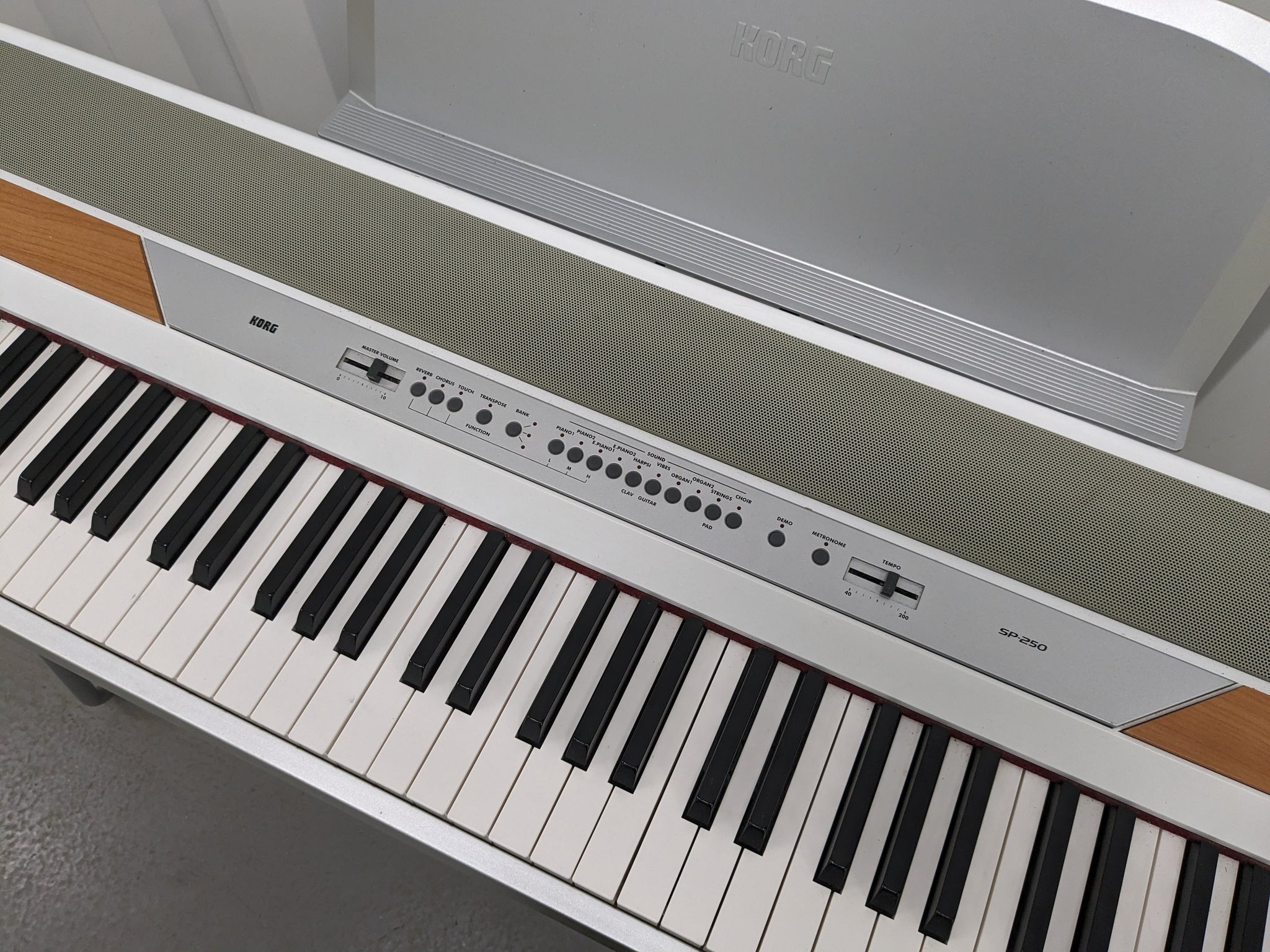 KORG SP-250 88 Key professional Piano with stand and sustain pedal