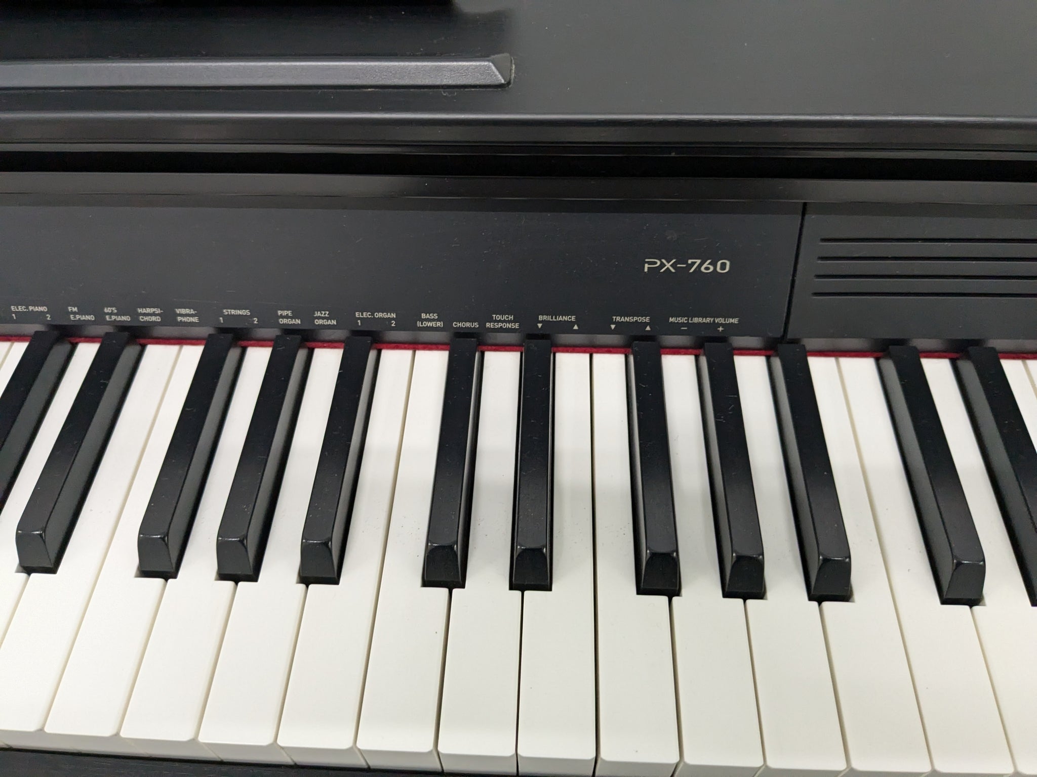 Casio Privia PX-760 Slim Digital Piano slim in satin black stock