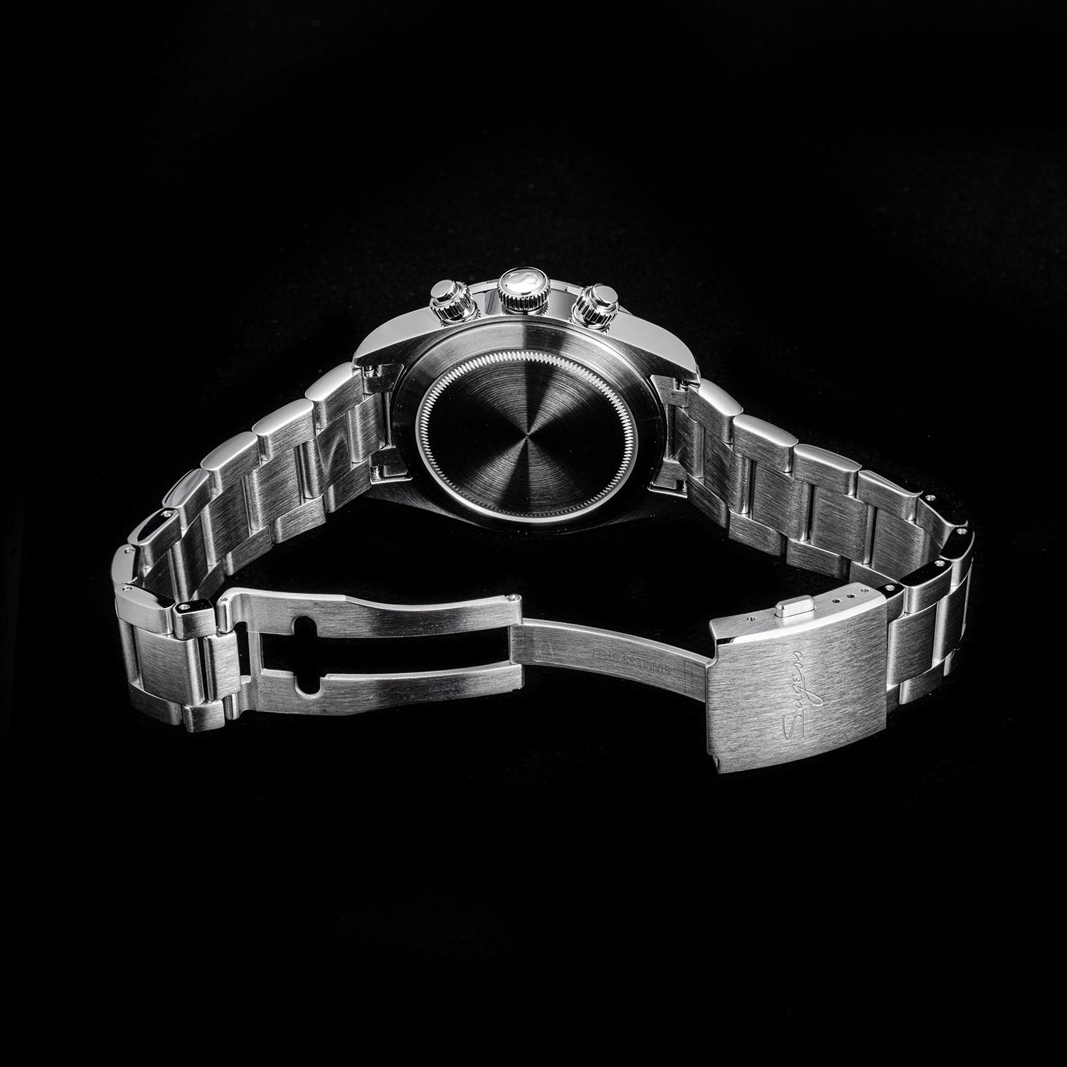 Chrono Heritage S457 Chronograph Power Reserve Light Blue Panda Dial