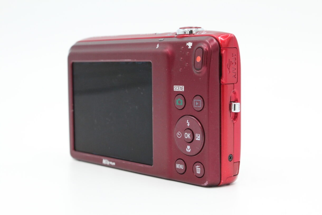 並品】NIKON ニコン COOLPIX S3400 RED ニコン クールピクス レッド
