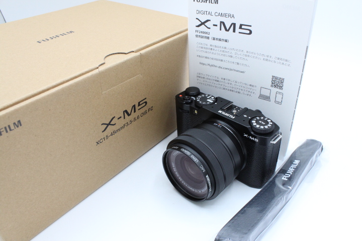 極美品】FUJIFILM 富士フイルム ミラーレス一眼カメラ X-M5 レンズ