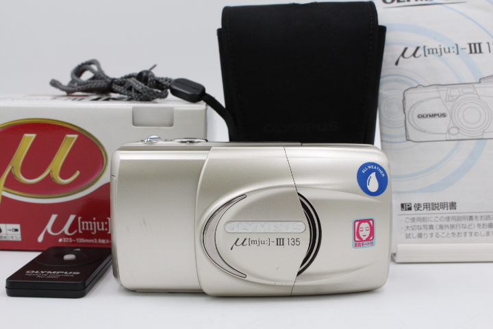 B品】オリンパス OLYMPUS μ-III 135 元箱付き [00332130] 0 オリンパス