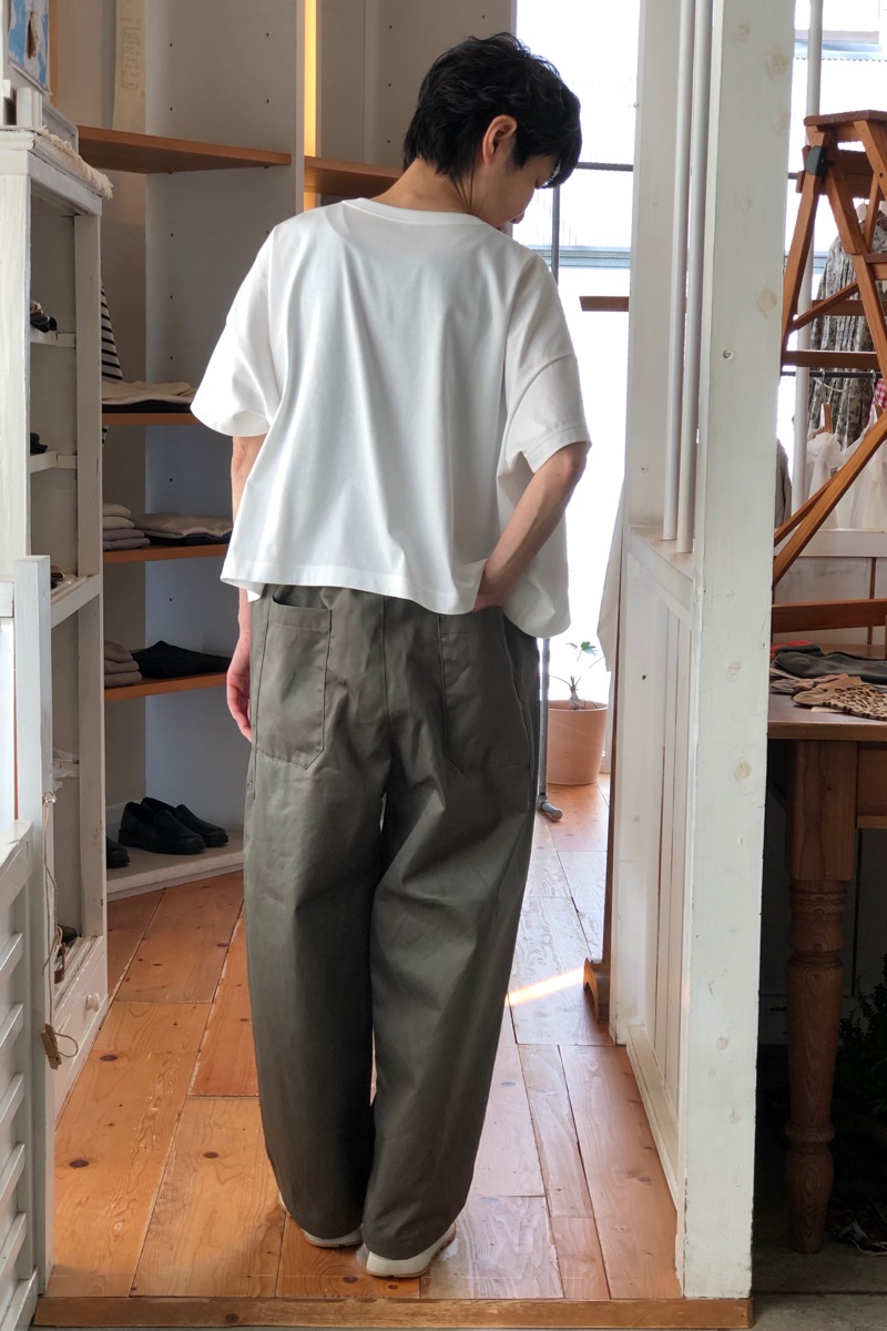 homspun 高密度ウェポンひも ワイドパンツ - SUSCON + RUSTIC HOUSE