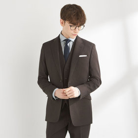 CLASSICO TAPERED】【秋冬】2釦シングルスーツ 1タック/ダークグレー