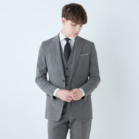 CLASSICO TAPERED】【年間】2釦シングルスリーピーススーツ 1タック