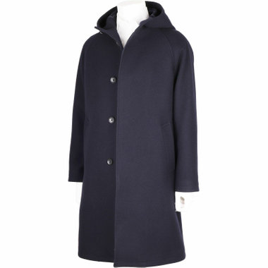 WEB限定/OUTLET】【RBC】メルトンフーデットコート/ネイビー/比翼仕様