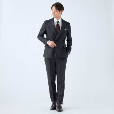 発送在庫あり】【CLASSICO TAPERED】【秋冬】6釦2掛けダブルスーツ 2